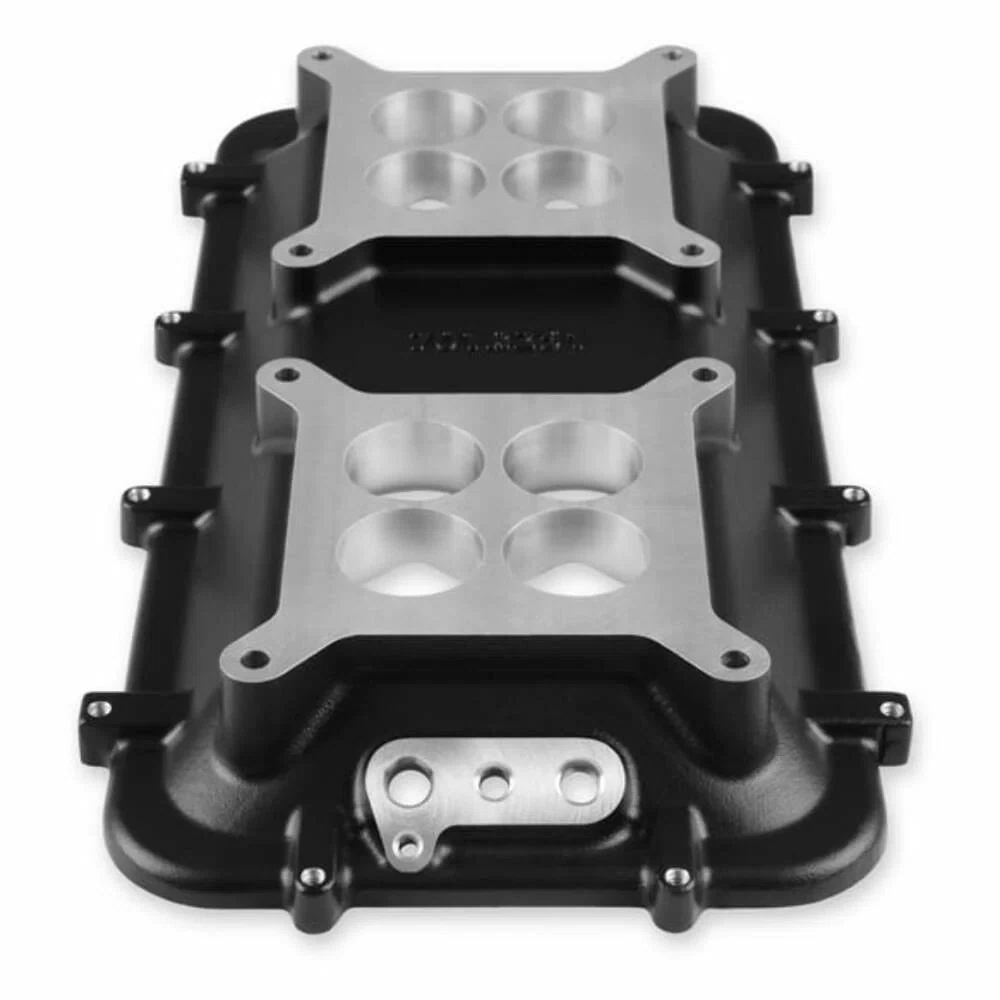 Mid-Rise Plenum Base Adapter Kit - GM LS1_LS2_LS6 - Black 300-267BK